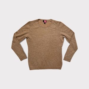 Charter Club Cashmere Crewneck Sweater Oatmeal Size Small